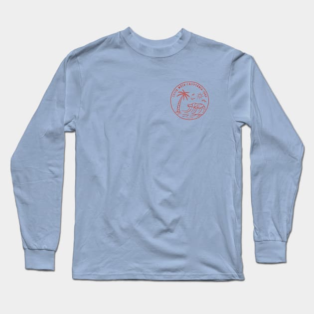 Costa Mesa Surf Long Sleeve T-Shirt by IAKUKI